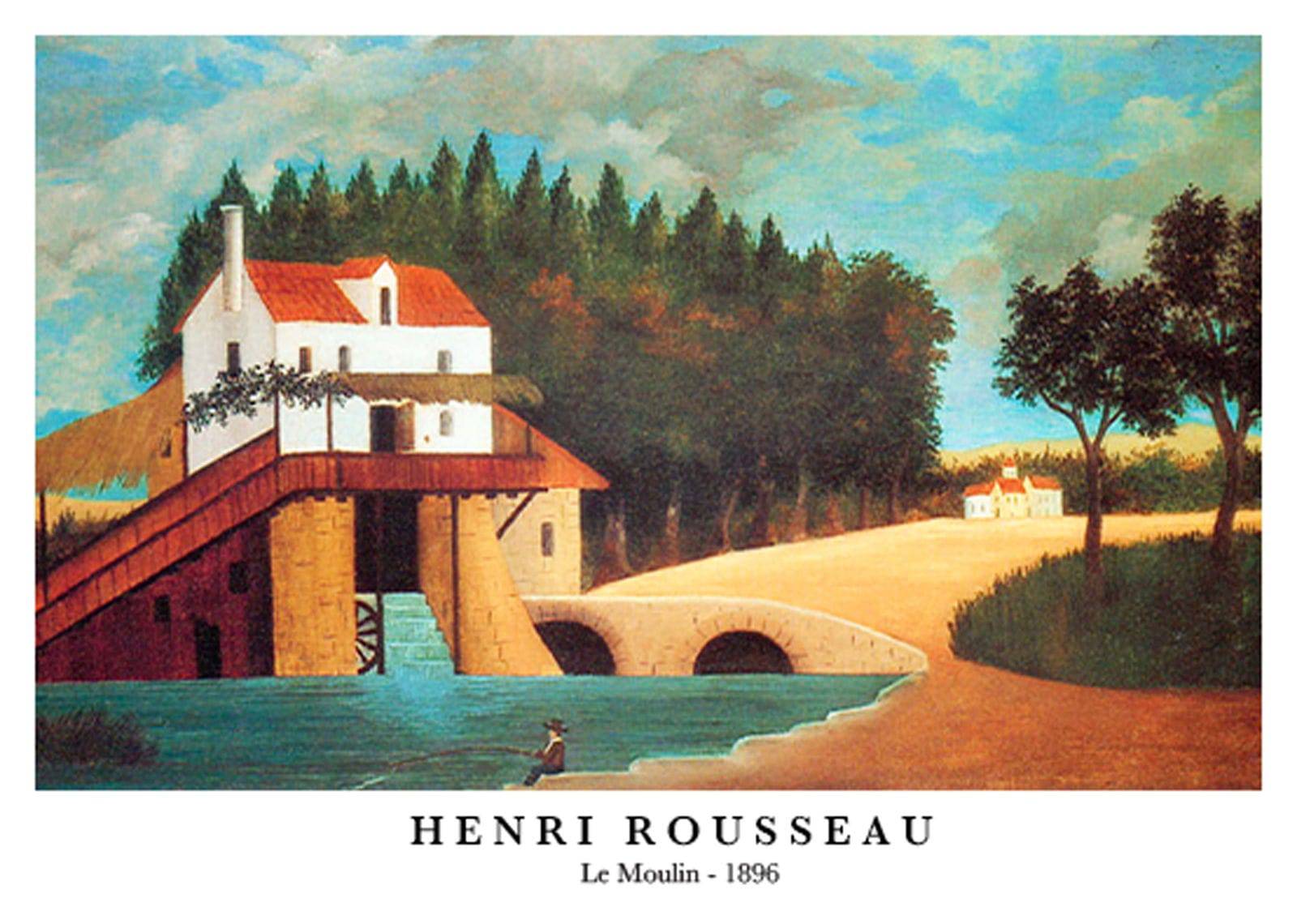 "Henri Rousseau - Le Moulin Poster"