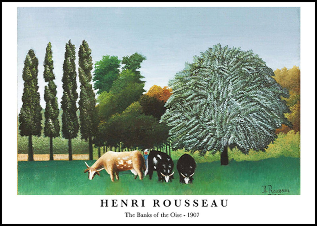 "Henri Rousseau - The Banks of the Oise Poster"