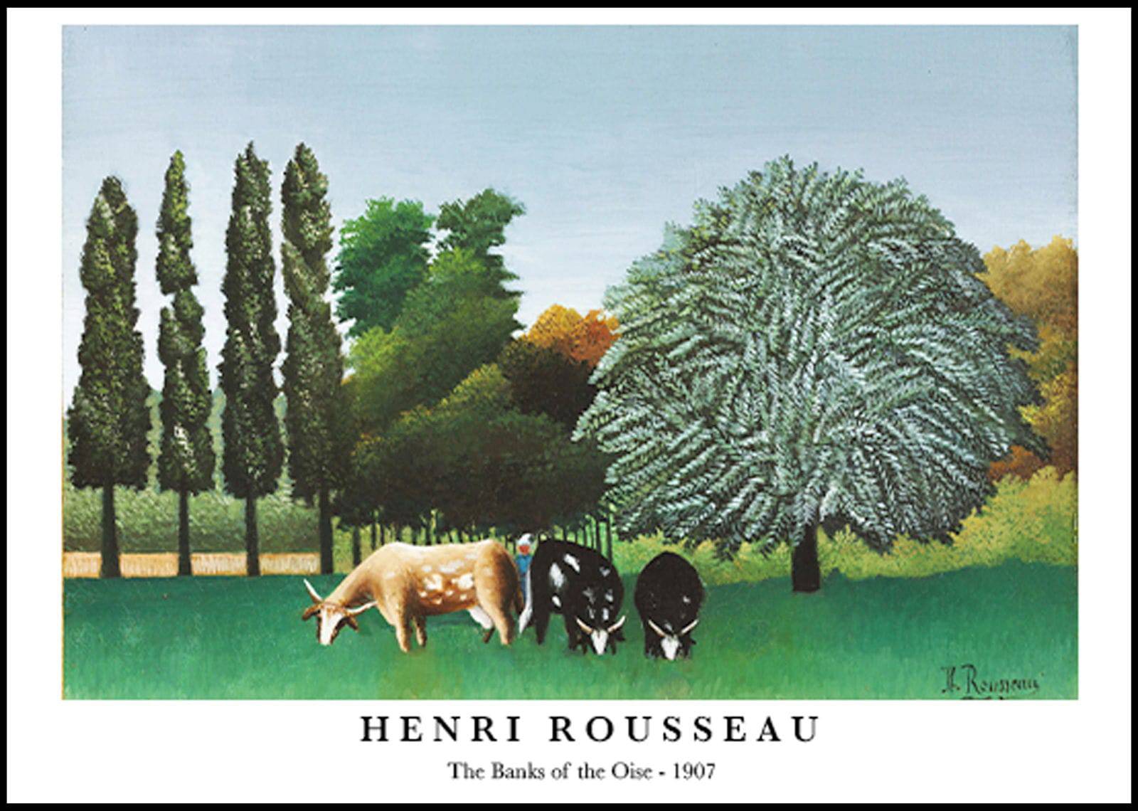 "Henri Rousseau - The Banks of the Oise Poster"
