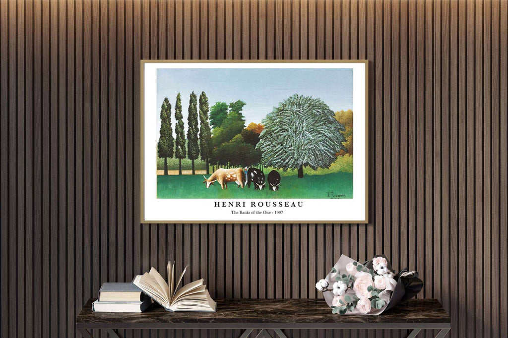 "Henri Rousseau - The Banks of the Oise Poster"