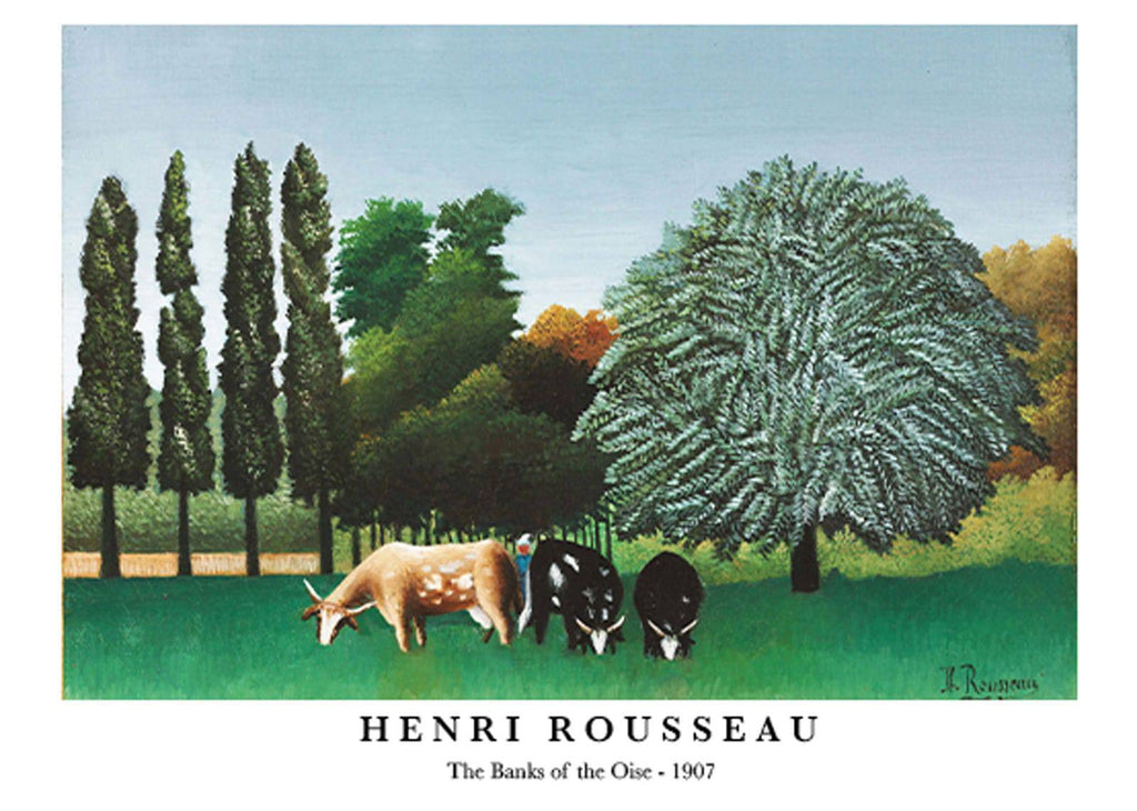 "Henri Rousseau - The Banks of the Oise Poster"