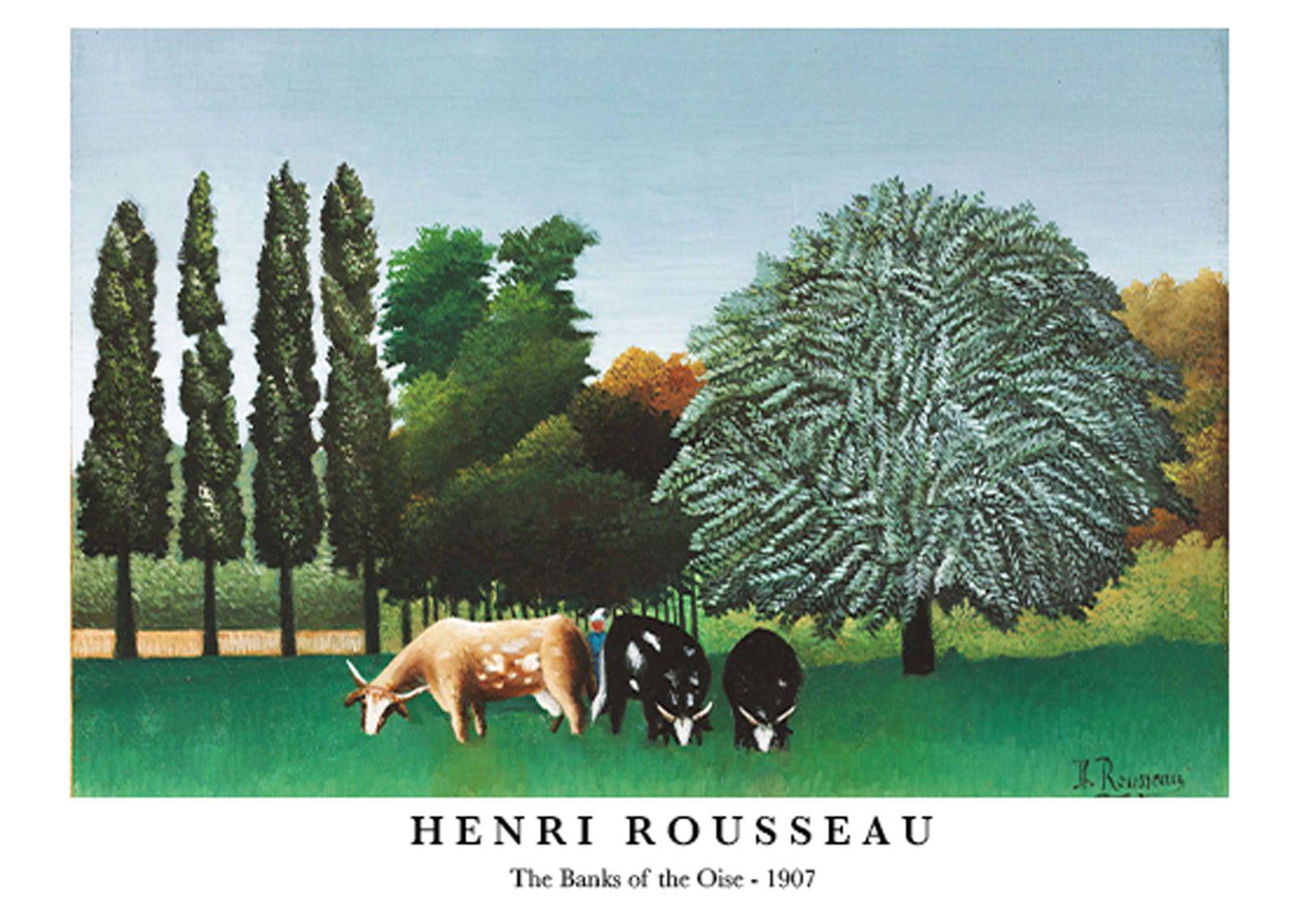 "Henri Rousseau - The Banks of the Oise Poster"