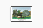 "Henri Rousseau - The Banks of the Oise Poster"