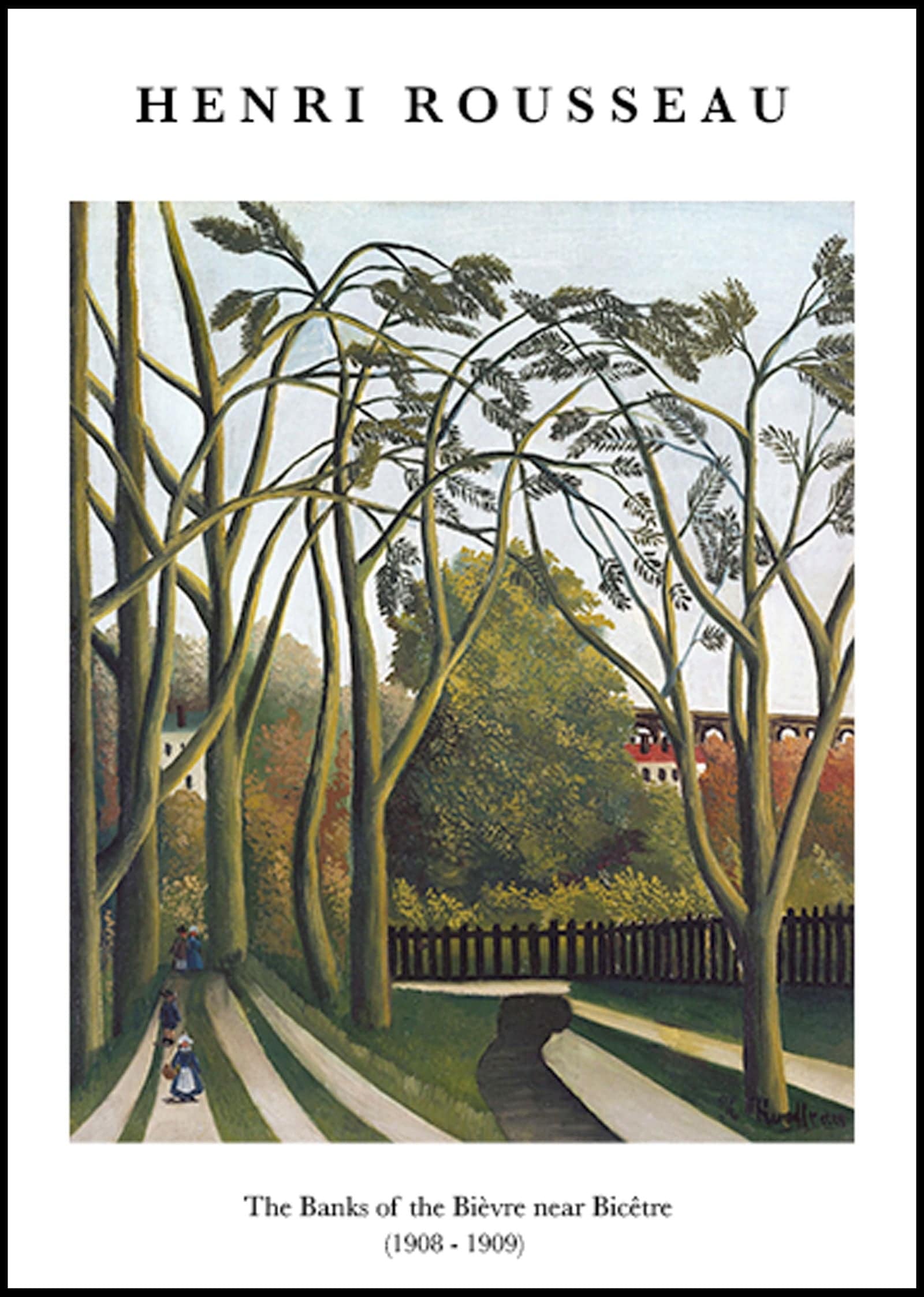 "Henri Rousseau - The Banks of the Bièvre near Bicêtre Poster"