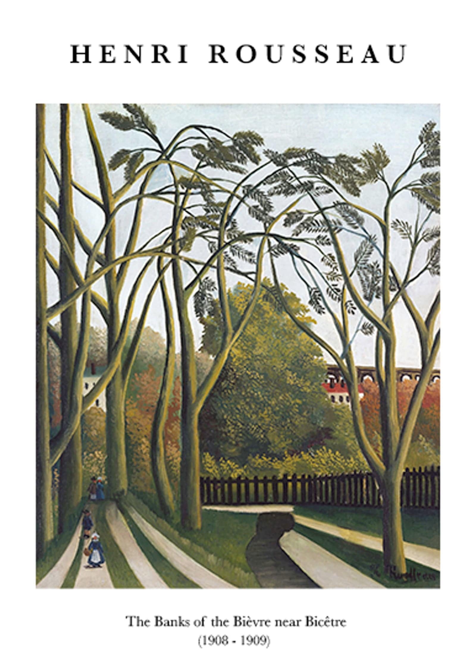 "Henri Rousseau - The Banks of the Bièvre near Bicêtre Poster"