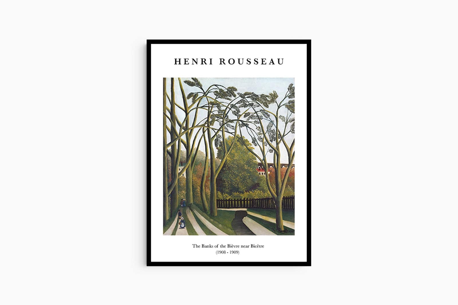 "Henri Rousseau - The Banks of the Bièvre near Bicêtre Poster"
