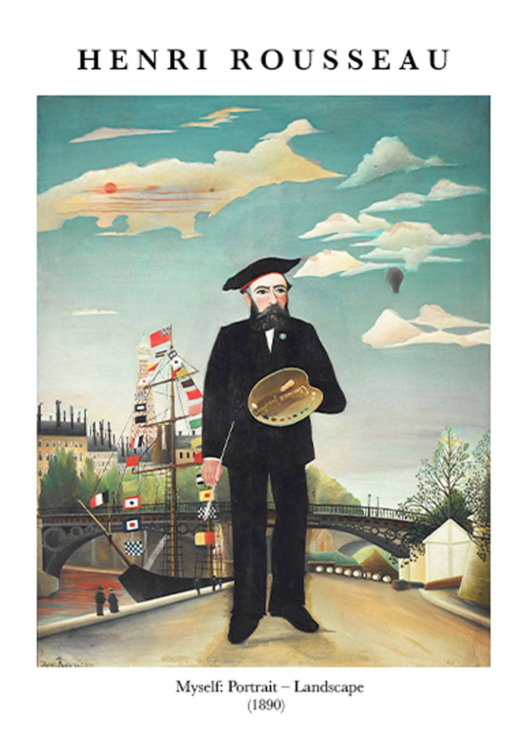 "Henri Rousseau - Myself 'Portrait' Poster"
