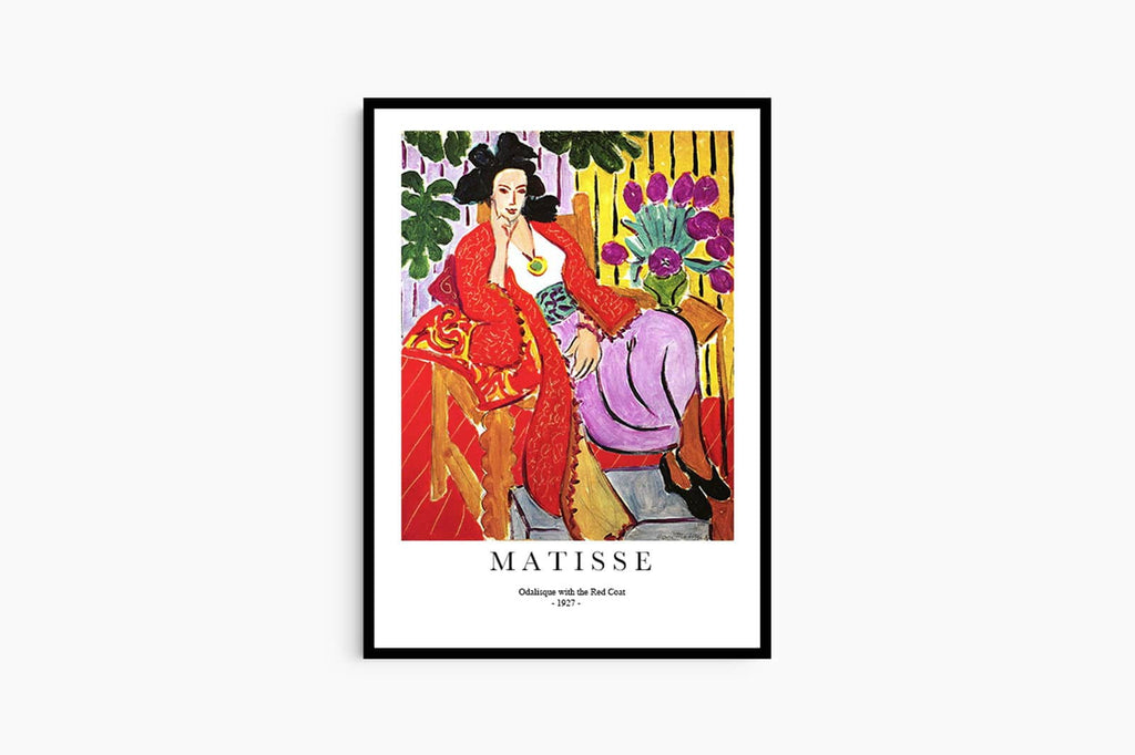 "Henri Matisse - Odalisque with the Red Coat Poster"