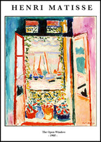 "Henri Matisse - The Open Window Poster"