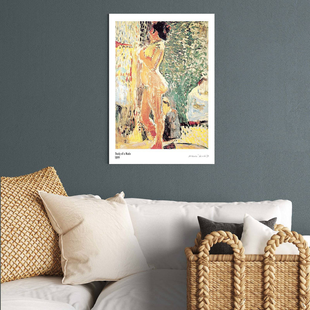 "Henri Matisse - Study of a Nude Poster"