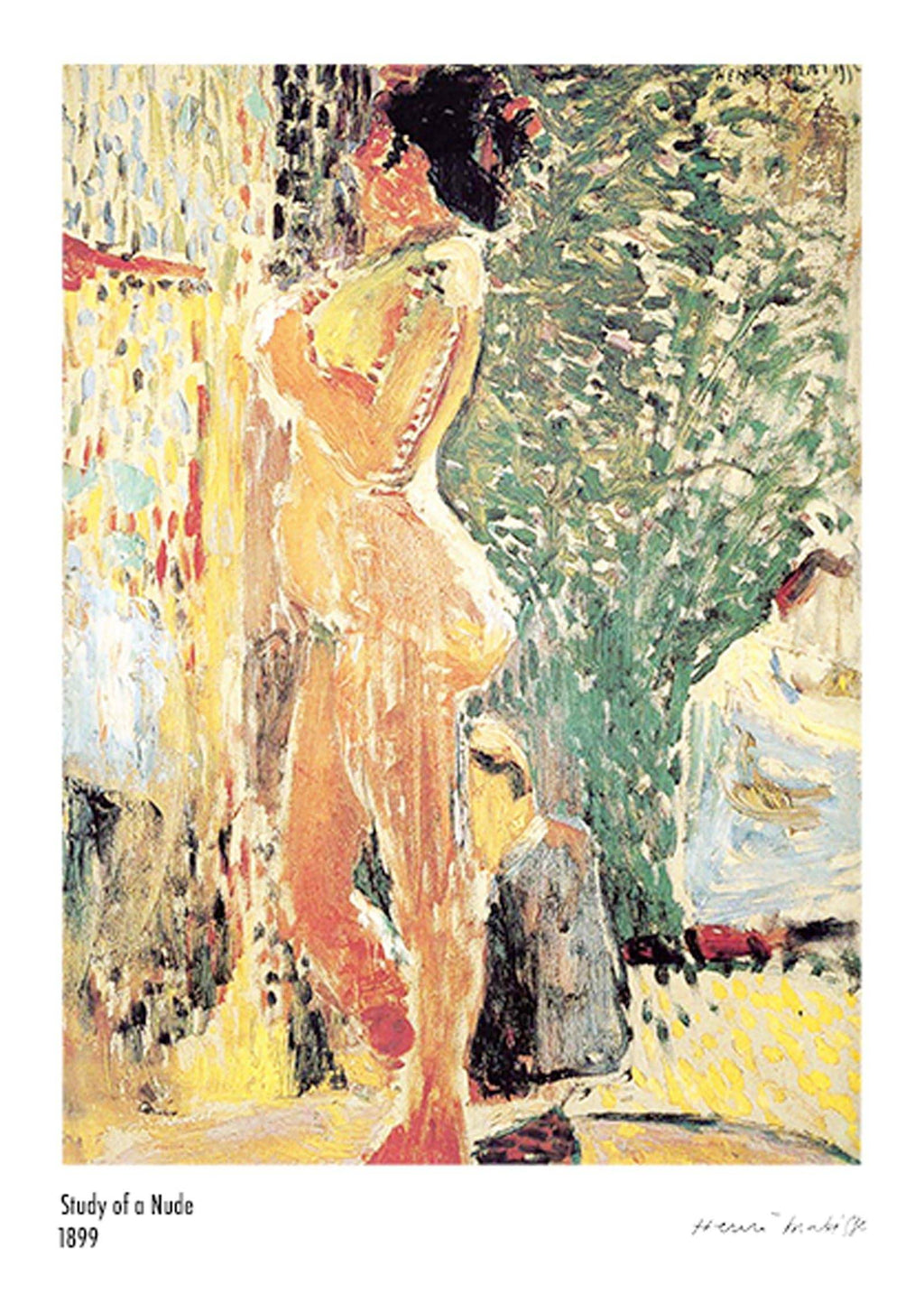 "Henri Matisse - Study of a Nude Poster"