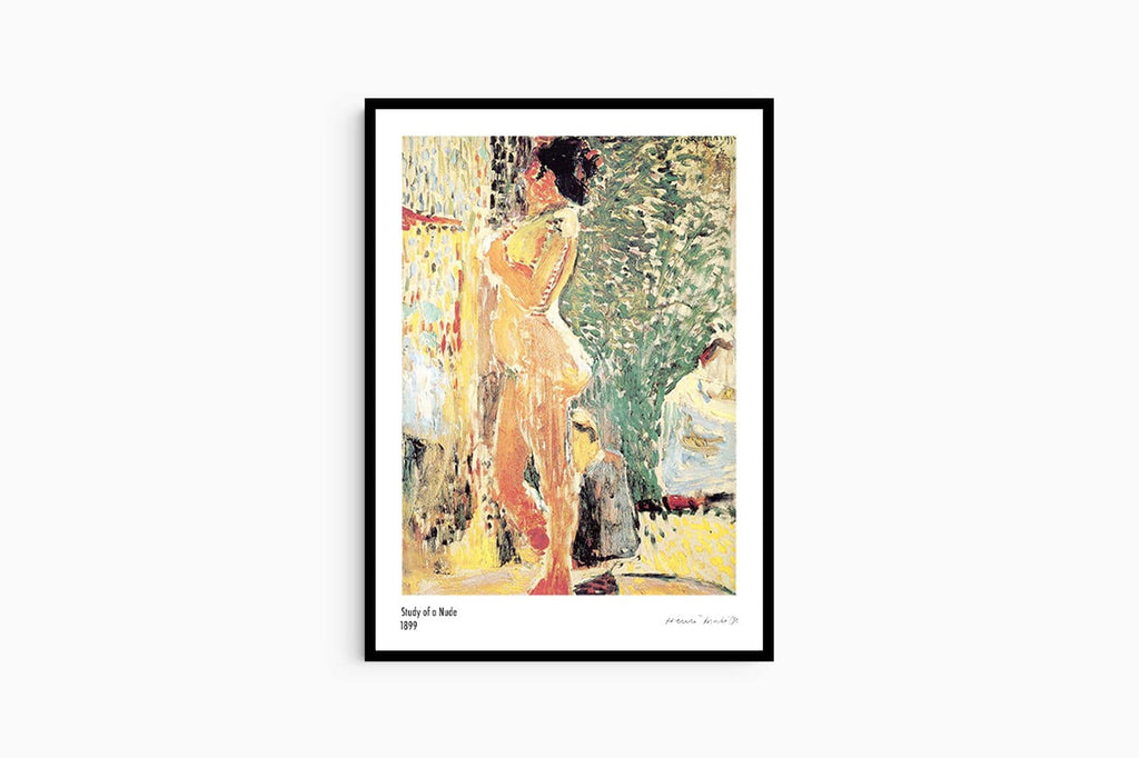 "Henri Matisse - Study of a Nude Poster"