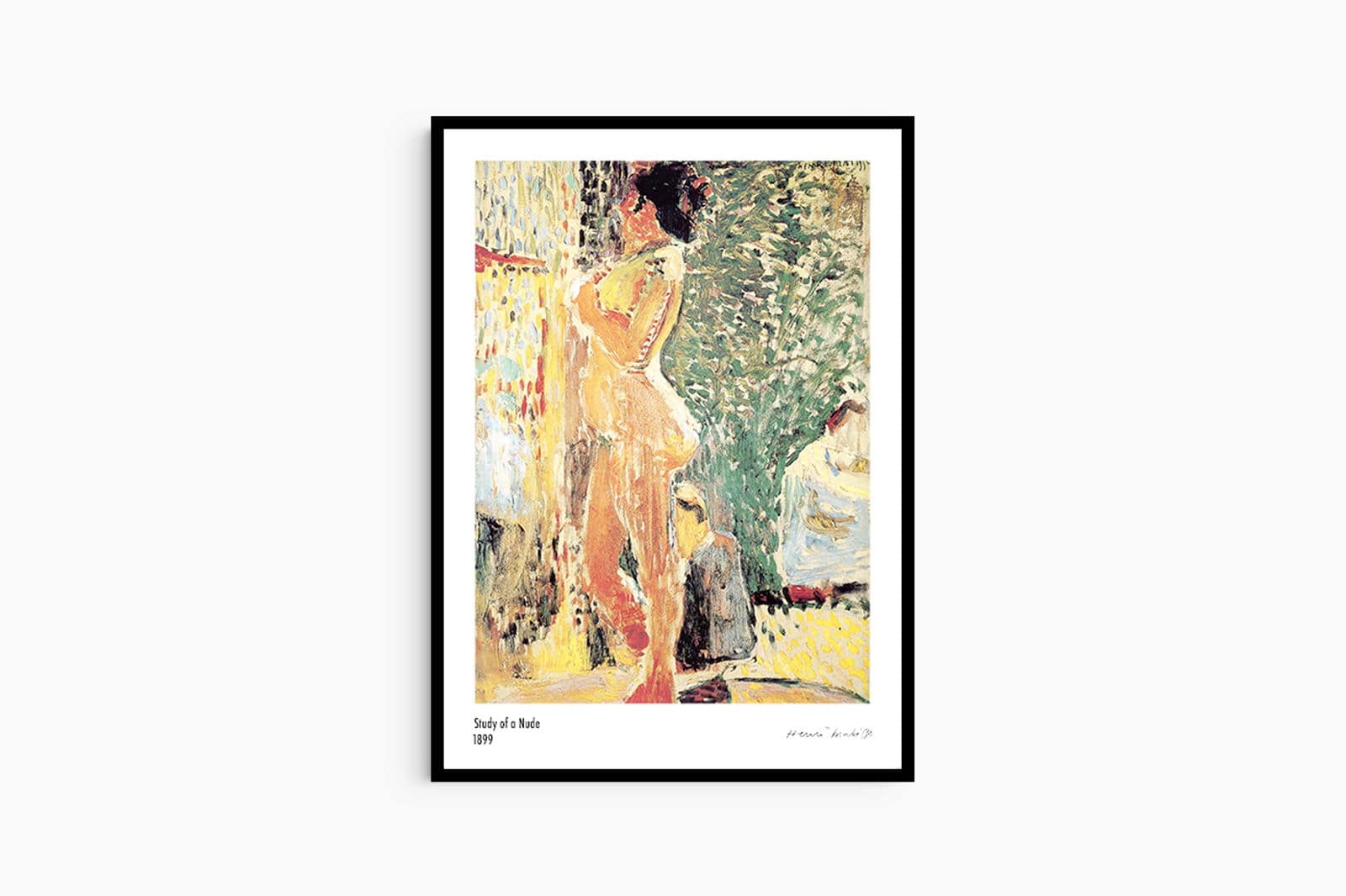 "Henri Matisse - Study of a Nude Poster"