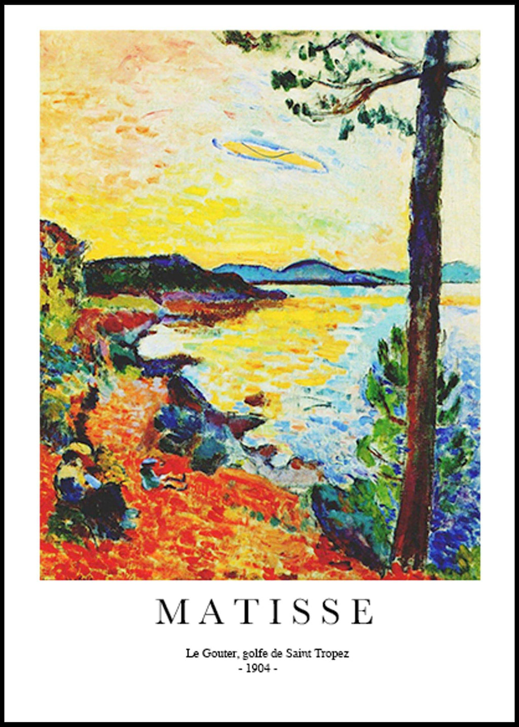 "Henri Matisse - Le Gouter 'Golfe de Saint Tropez' Poster"