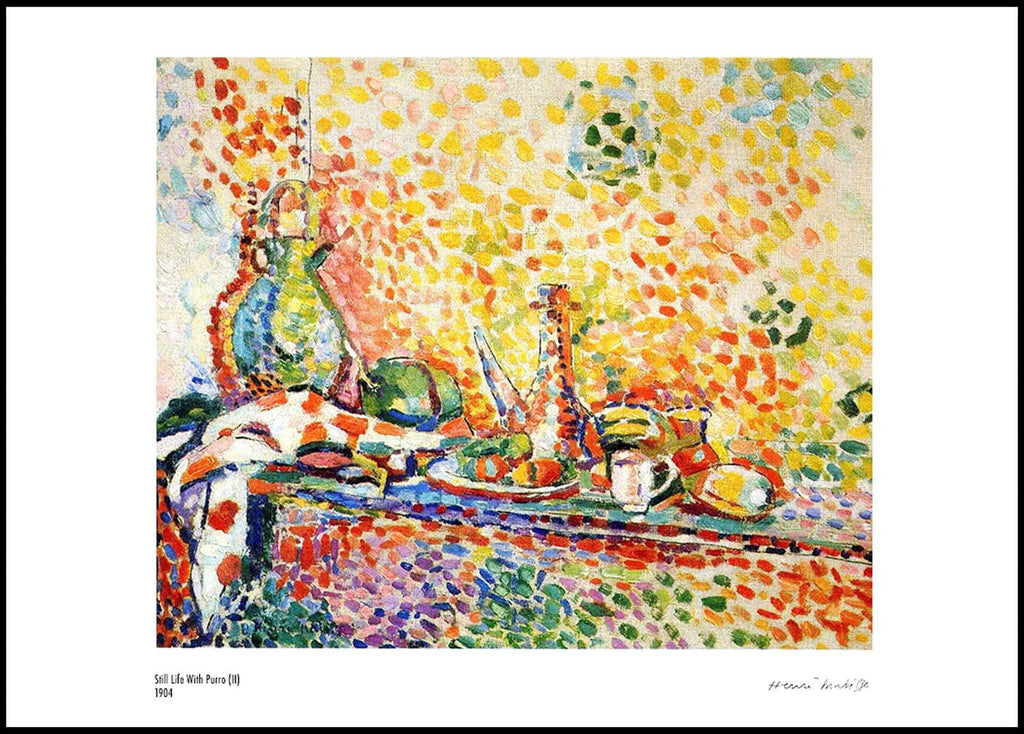 "Henri Matisse - Still Life with Purro II Poster"