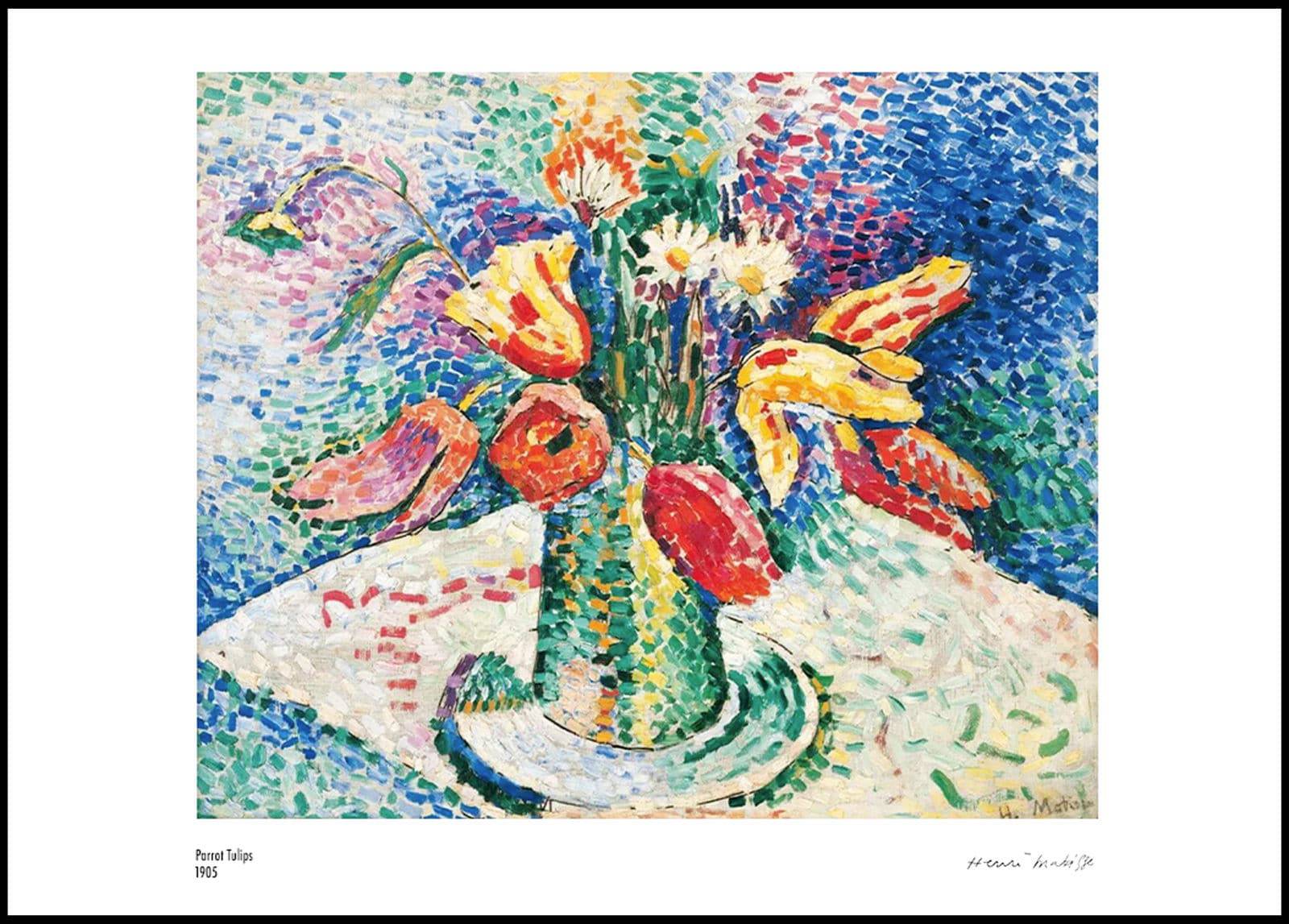 "Henri Matisse - Parrot Tulips II Poster"