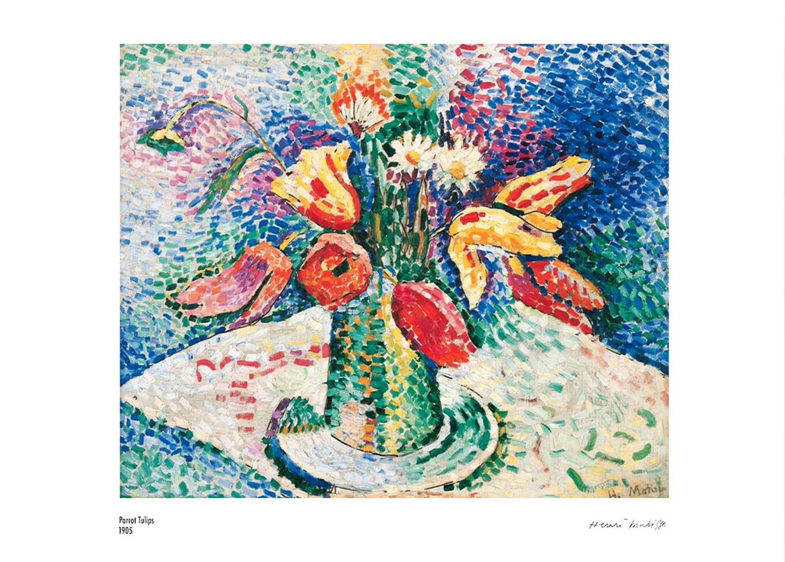 "Henri Matisse - Parrot Tulips II Poster"