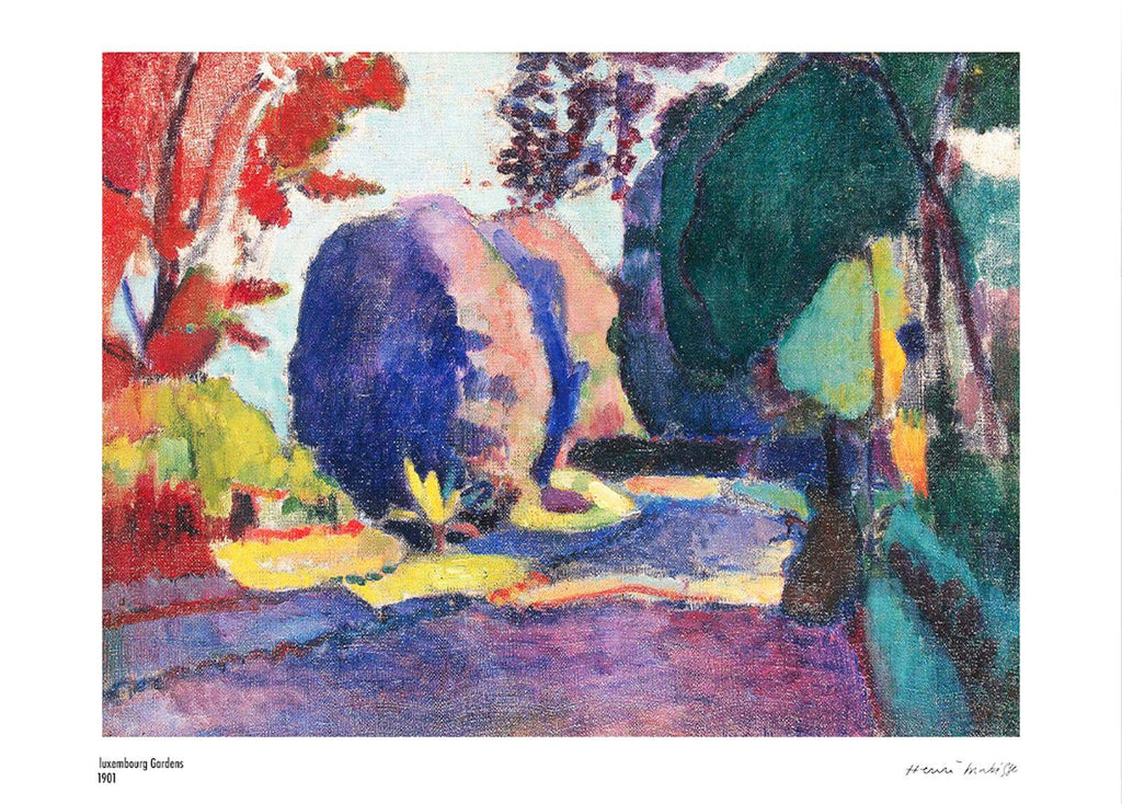 "Henri Matisse - Luxembourg Gardens Poster"