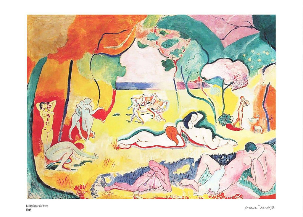 "Henri Matisse - Le Bonheur de Vivre Poster"