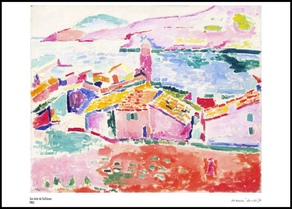 "Henri Matisse - Les Toits de Collioure Poster"
