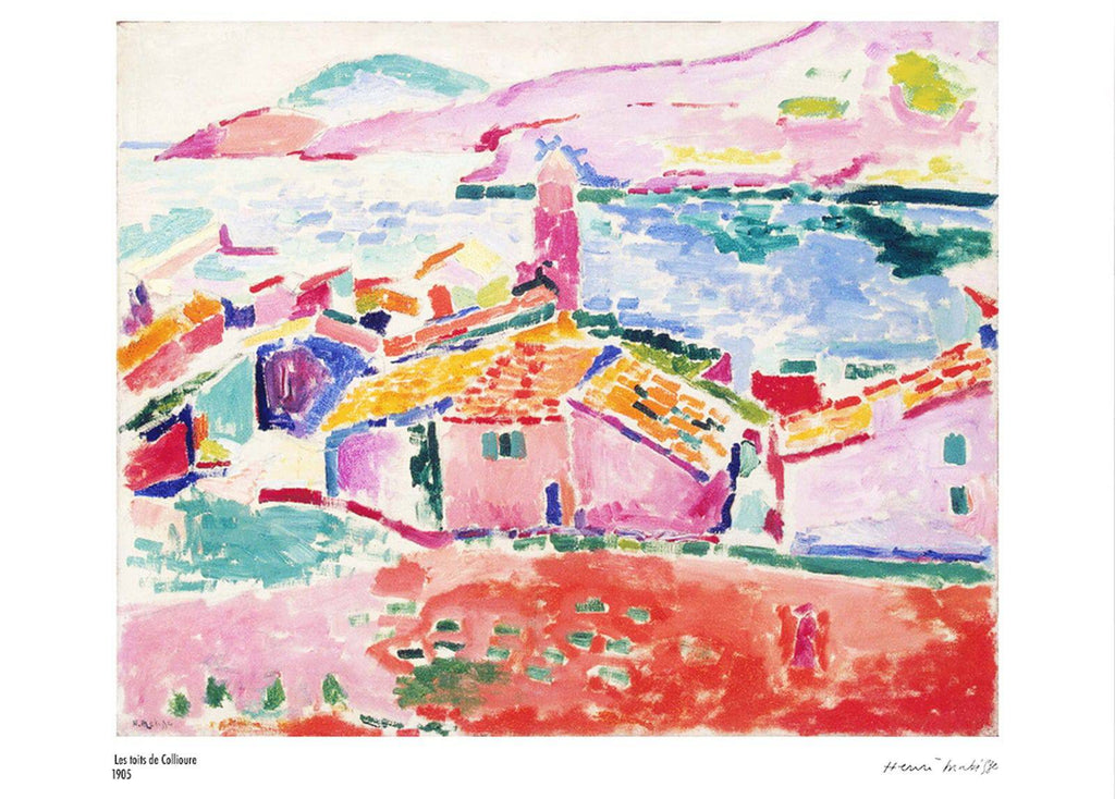"Henri Matisse - Les Toits de Collioure Poster"