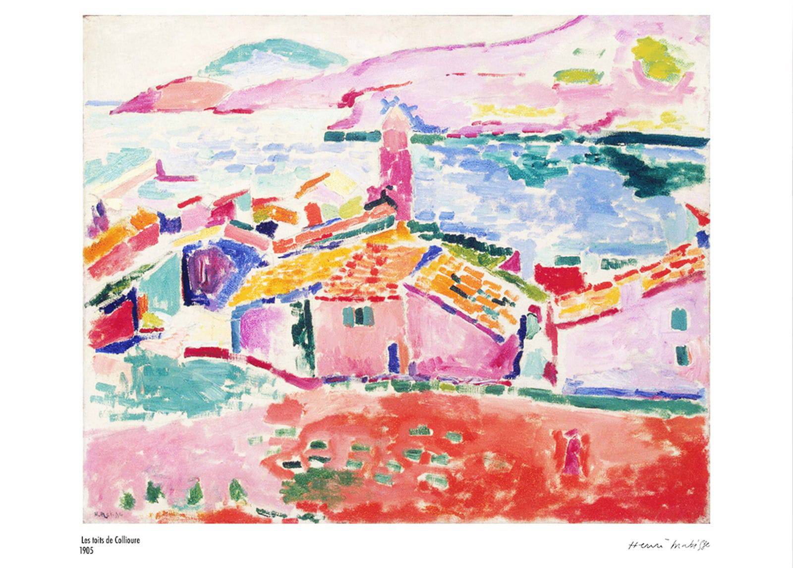 "Henri Matisse - Les Toits de Collioure Poster"