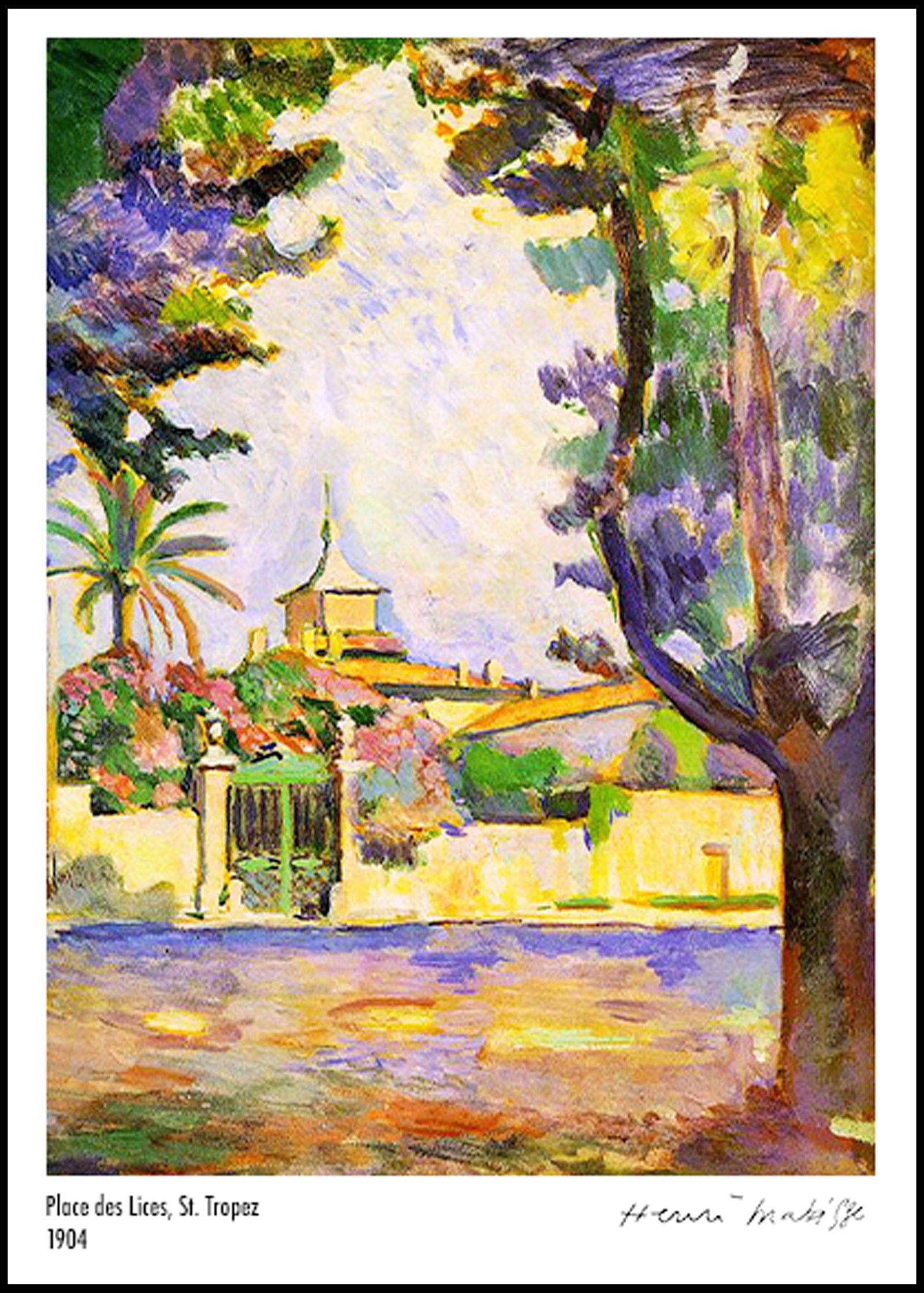 "Henri Matisse - Place des Lices, St. Tropez Poster"
