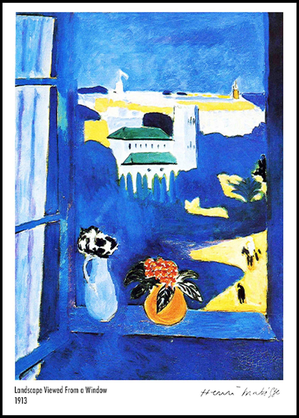 "Henri Matisse - Landscape Viewed from a Window Poster"