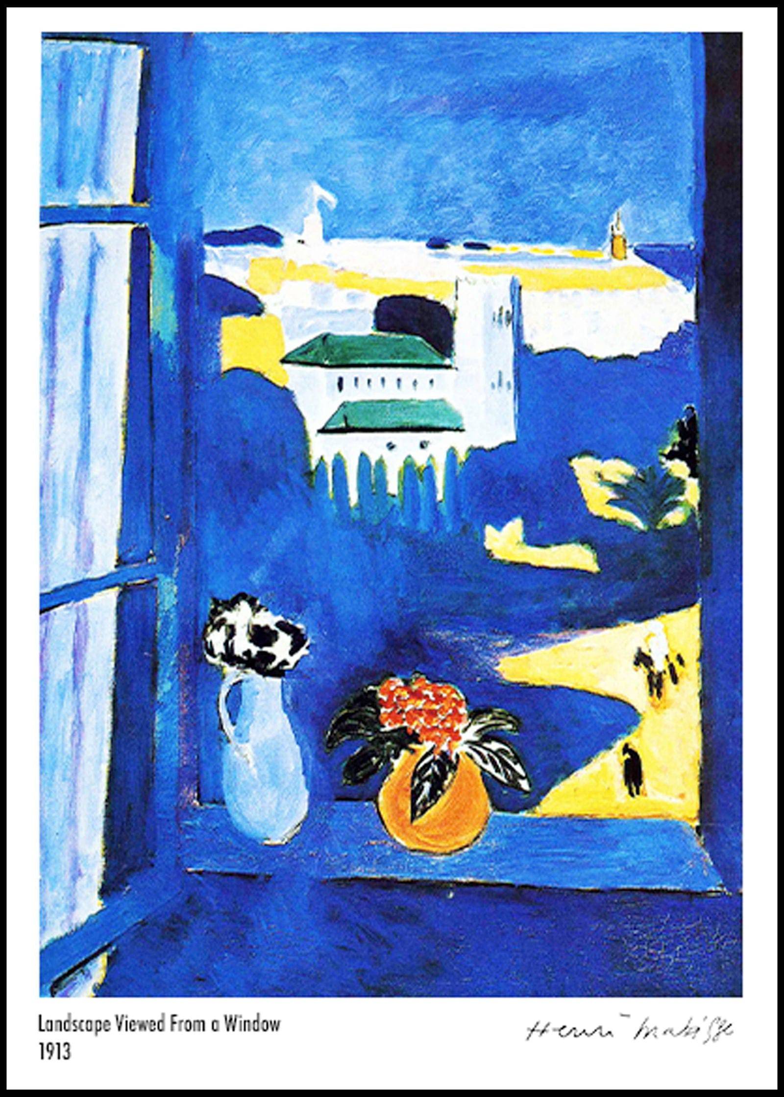 "Henri Matisse - Landscape Viewed from a Window Poster"
