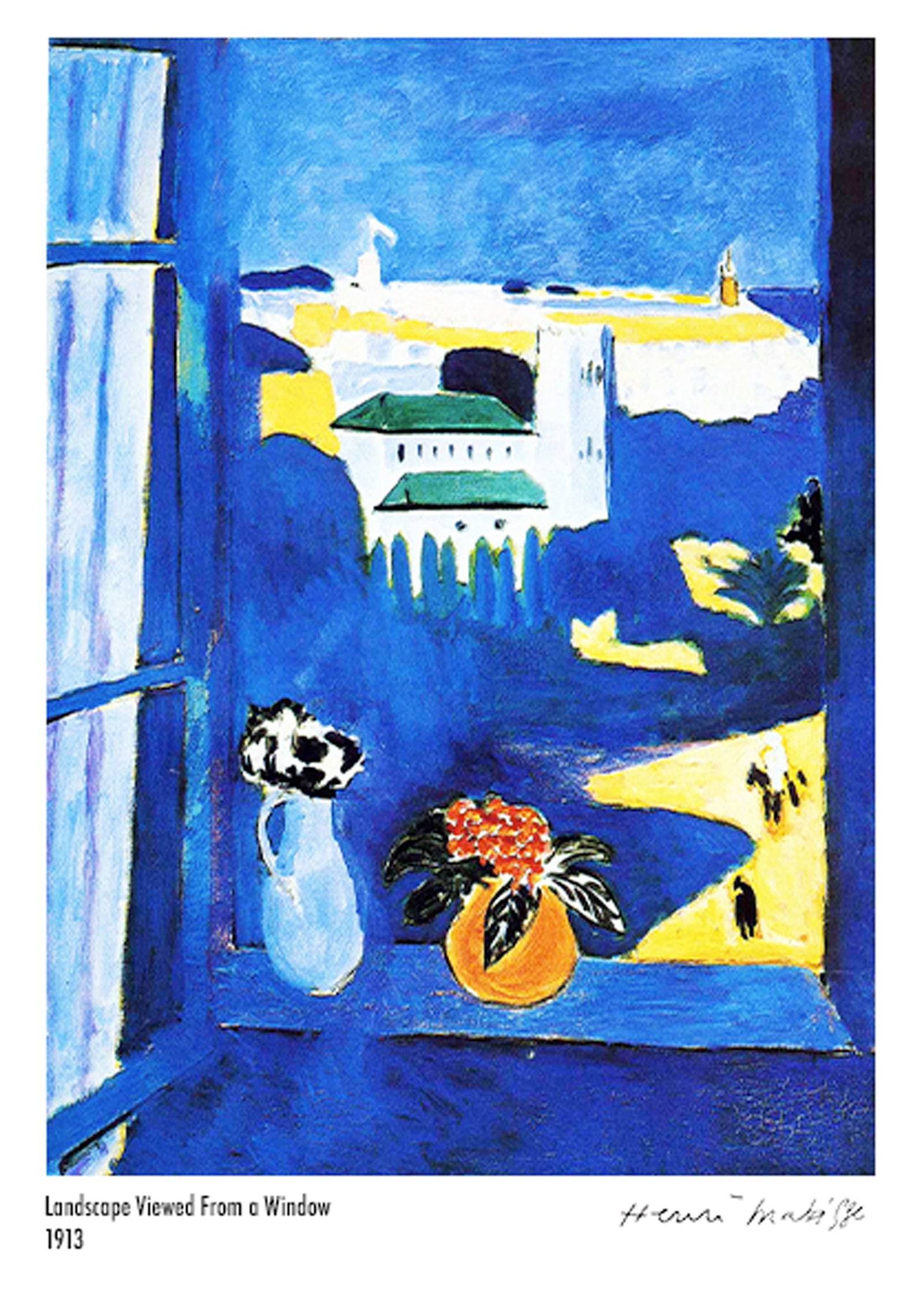 "Henri Matisse - Landscape Viewed from a Window Poster"