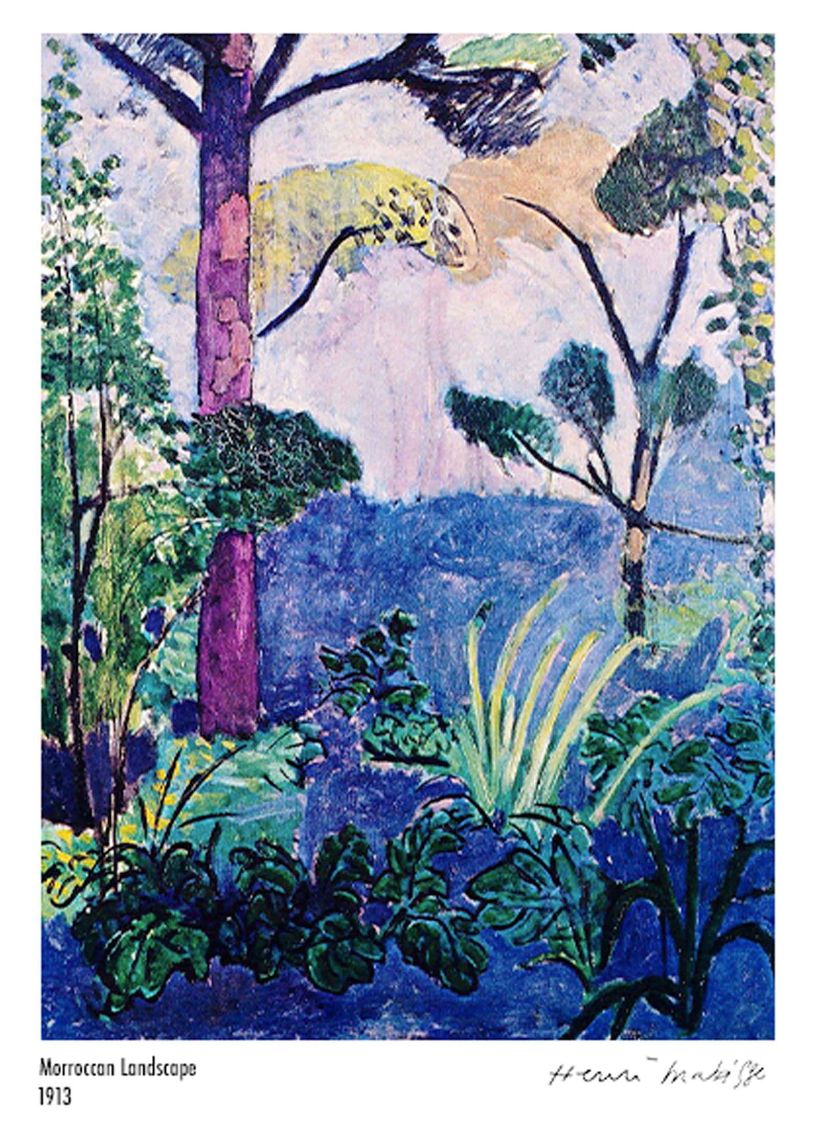 "Henri Matisse - Moroccan Landscape Poster"