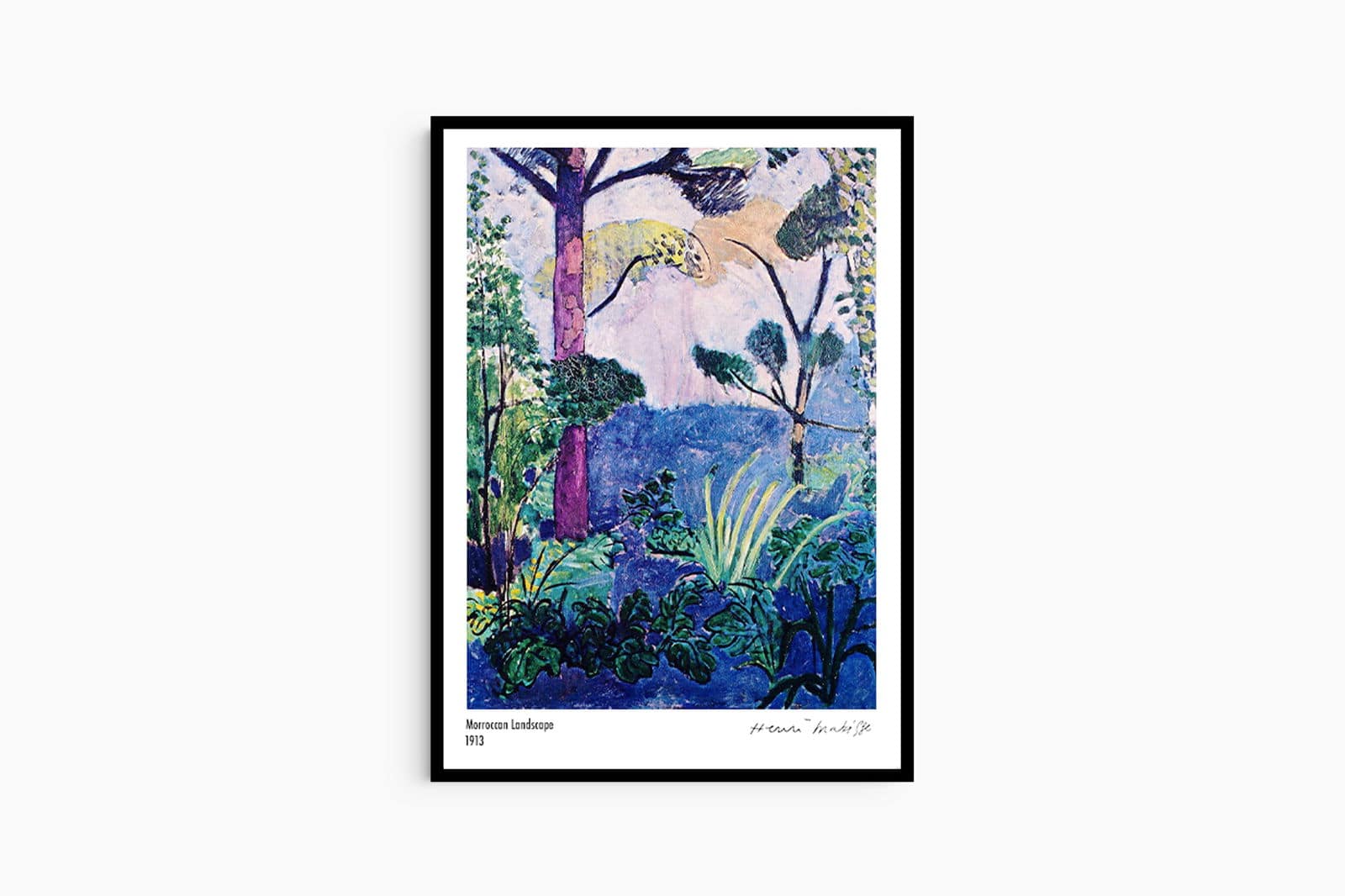 "Henri Matisse - Moroccan Landscape Poster"