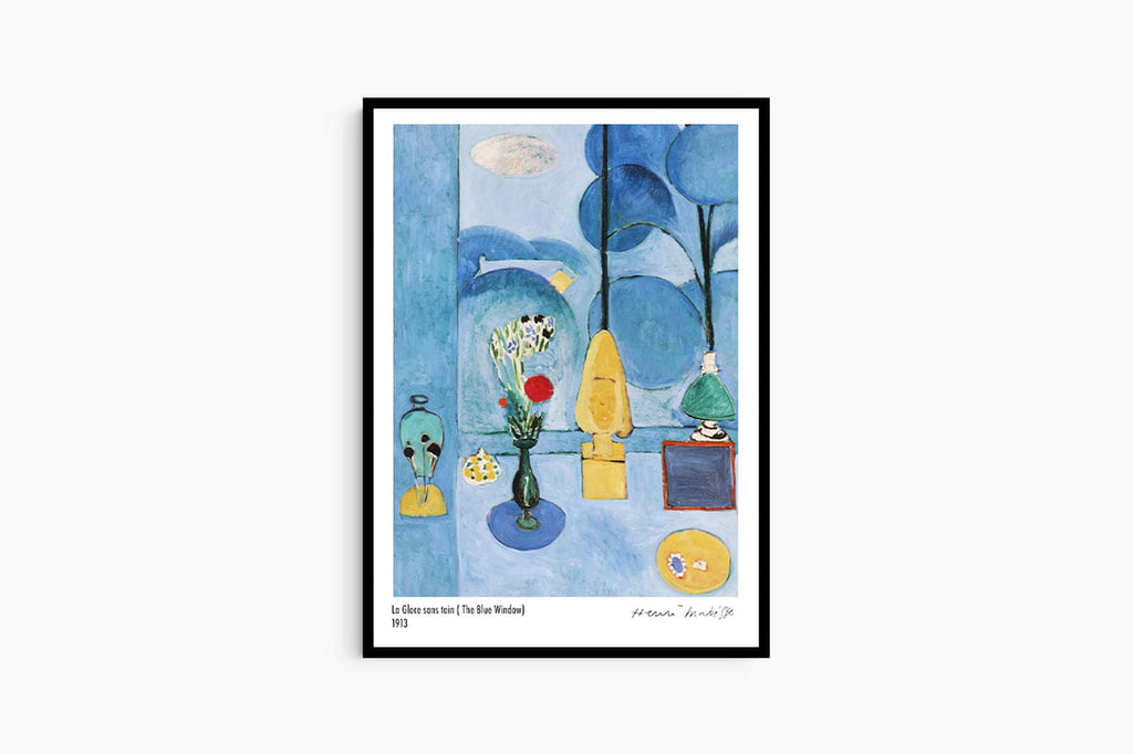 "Henri Matisse - La Glace sans Tain (The Blue Window) Poster"