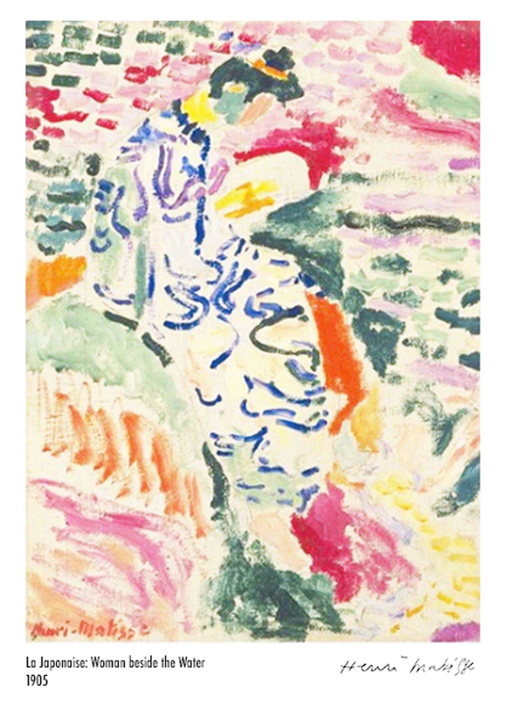 "Henri Matisse - La Japonaise 'Woman beside the Water' Poster"