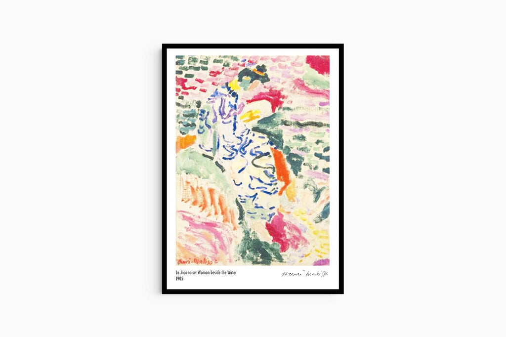 "Henri Matisse - La Japonaise 'Woman beside the Water' Poster"