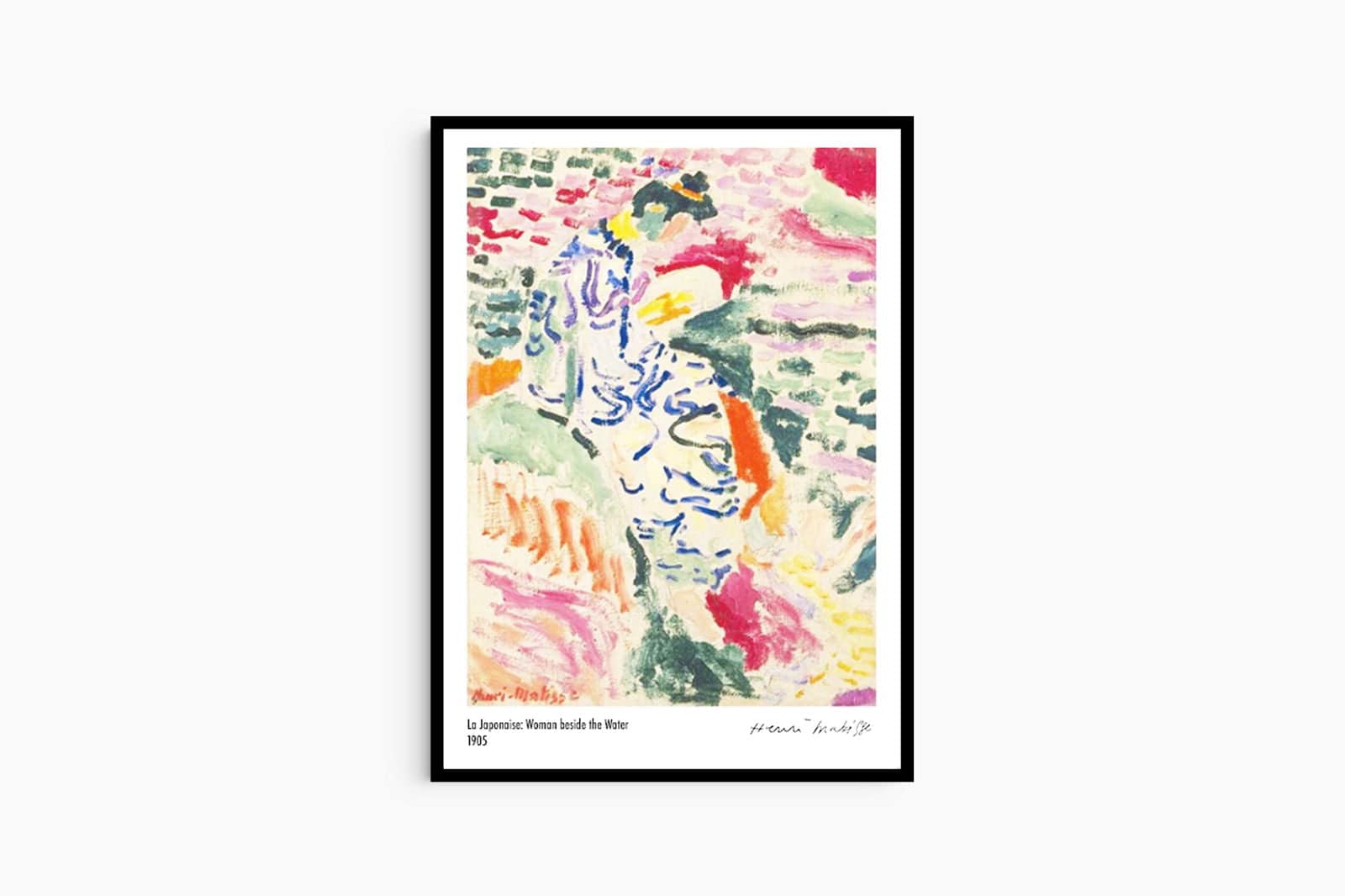 "Henri Matisse - La Japonaise 'Woman beside the Water' Poster"
