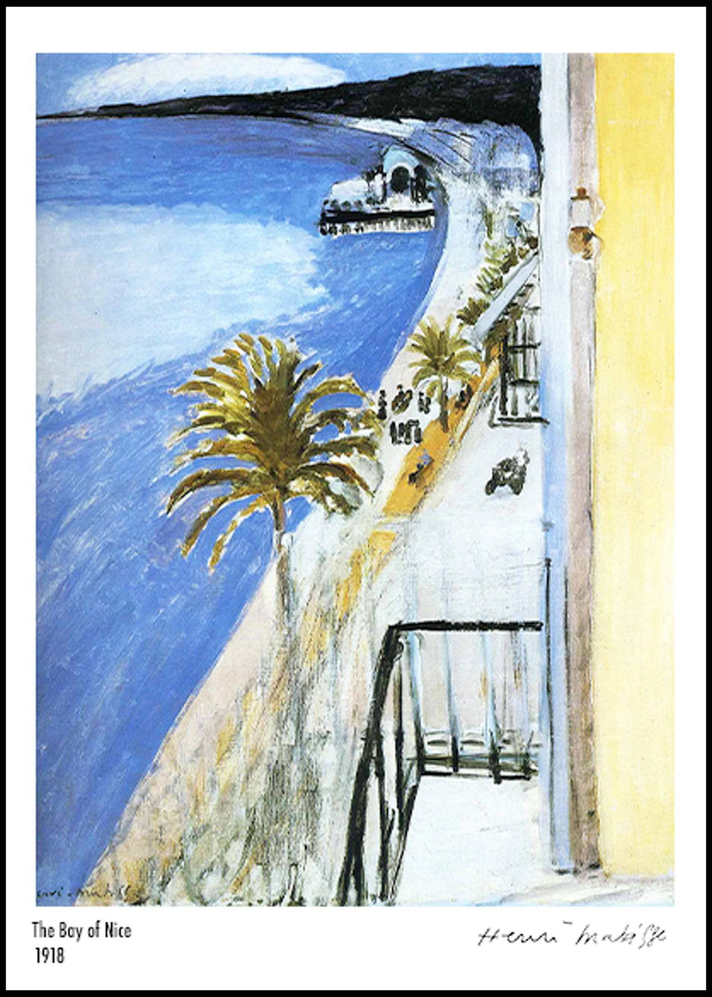 "Henri Matisse - The Bay of Nice Poster"
