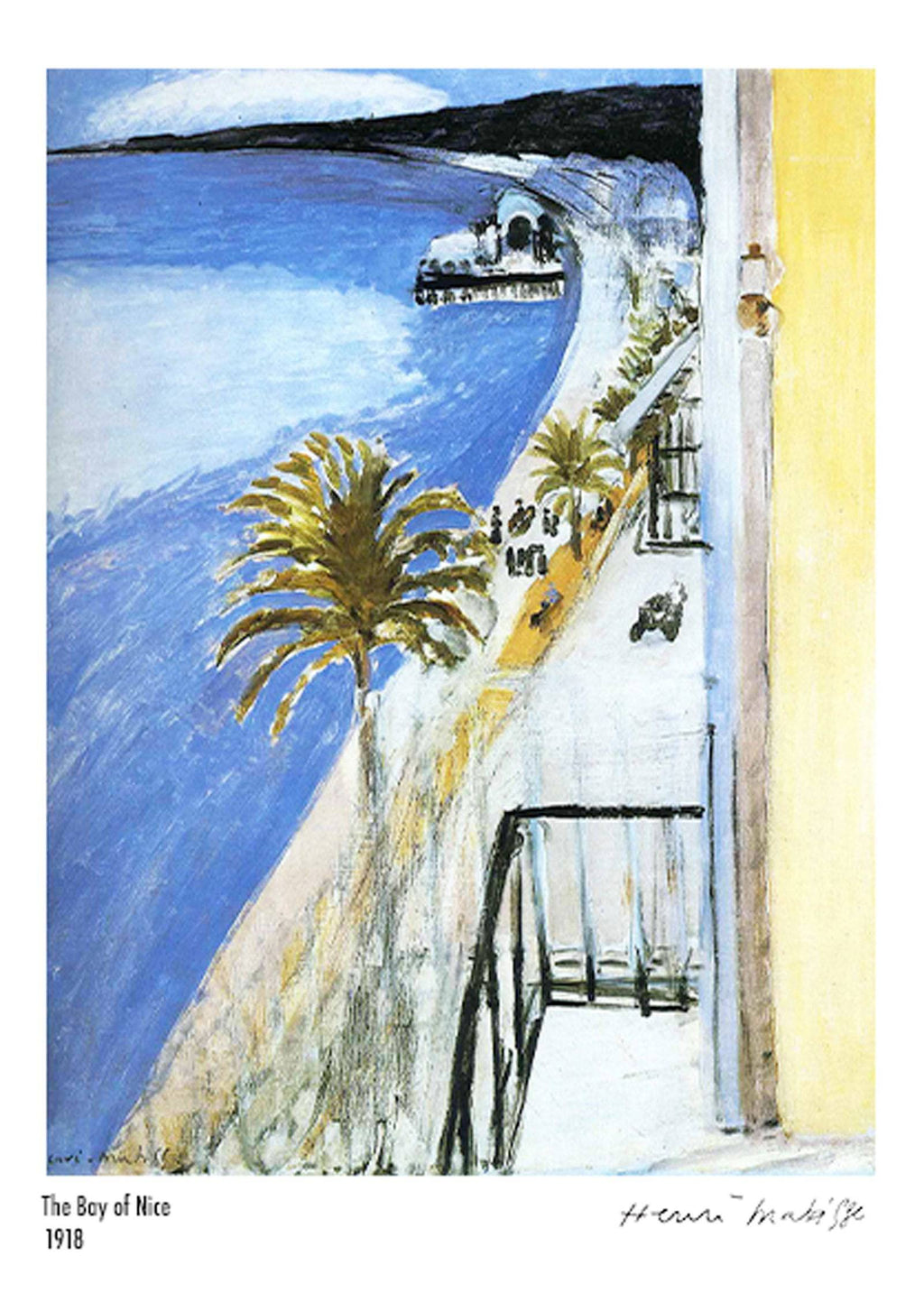 "Henri Matisse - The Bay of Nice Poster"