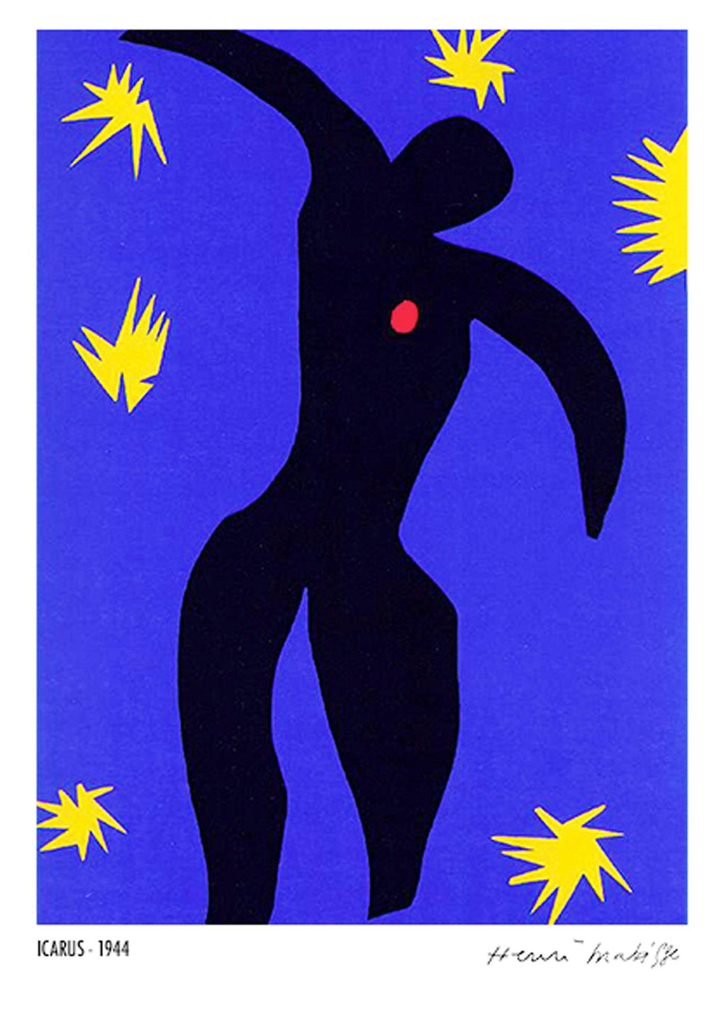 Set of 2 Henri Matisse Wall Art Prints – Icarus (1944) & Blue Nude II Modern Gallery Set