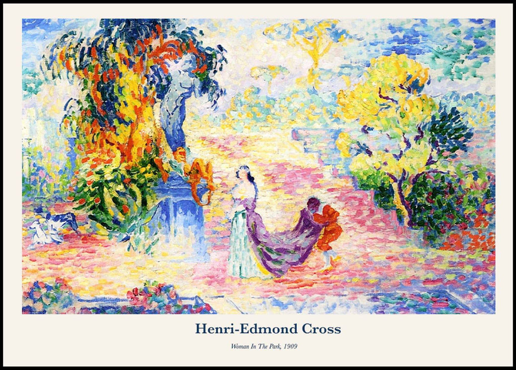 "Henri-Edmond Cross - Woman In The Park Poster"