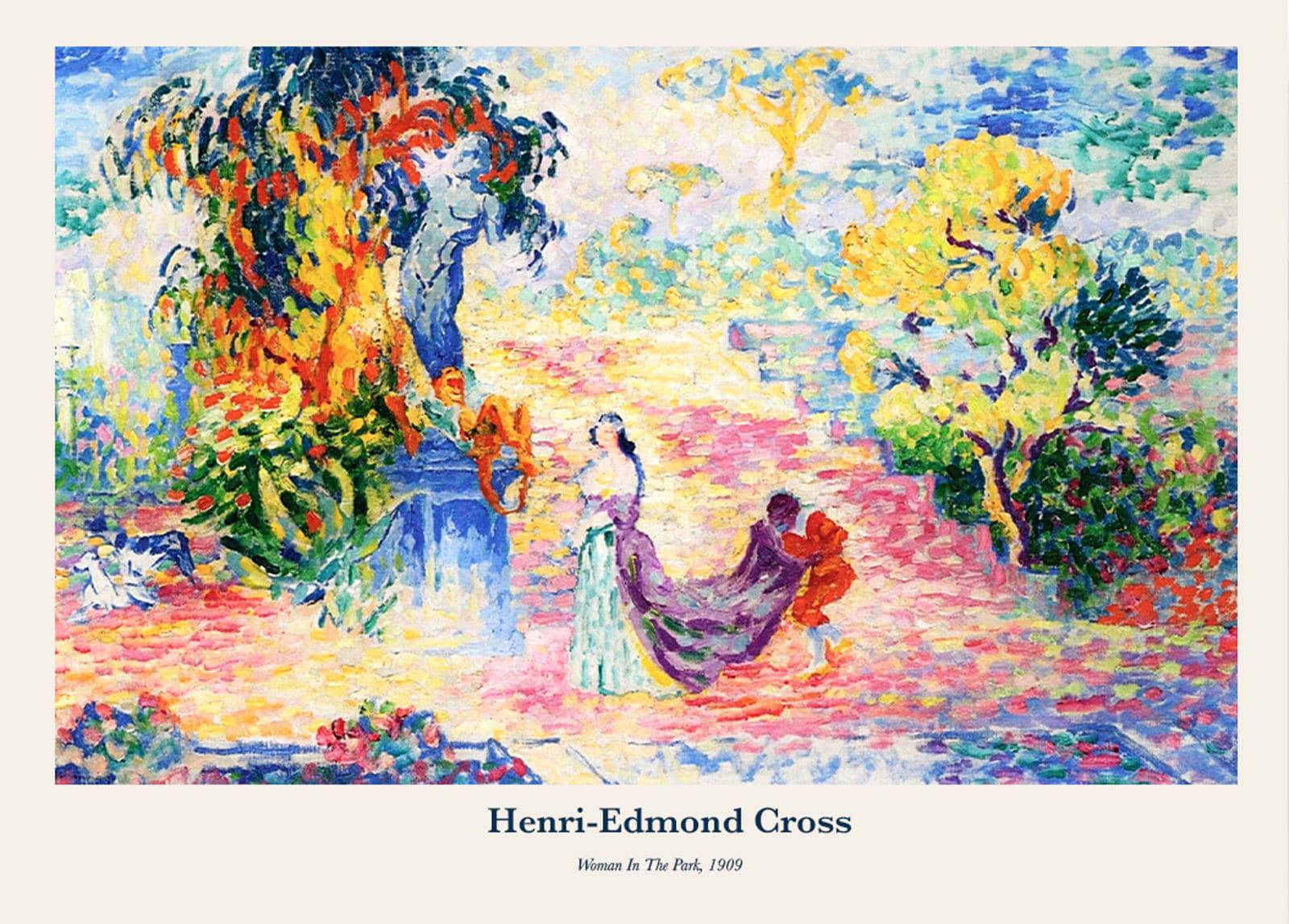 "Henri-Edmond Cross - Woman In The Park Poster"