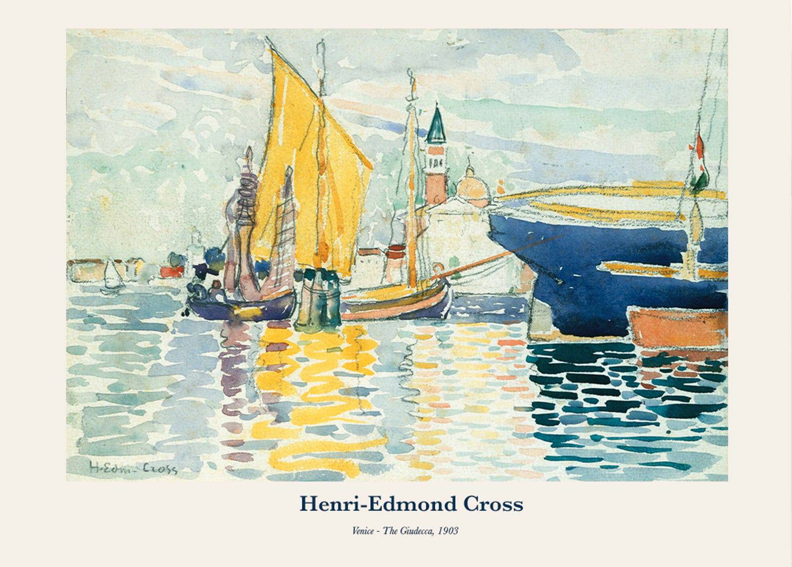 "Henri-Edmond Cross - Venice - The Giudecca Poster"