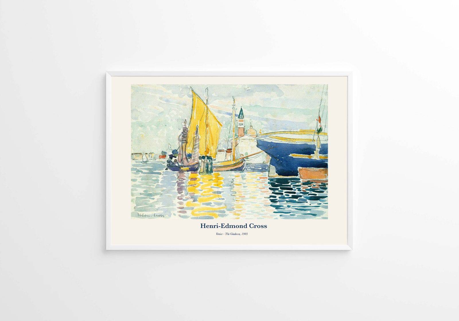 "Henri-Edmond Cross - Venice - The Giudecca Poster"