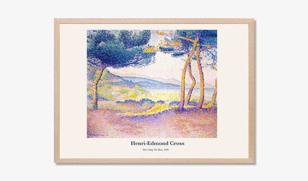 "Henri-Edmond Cross - Pines Along The Shore Poster"
