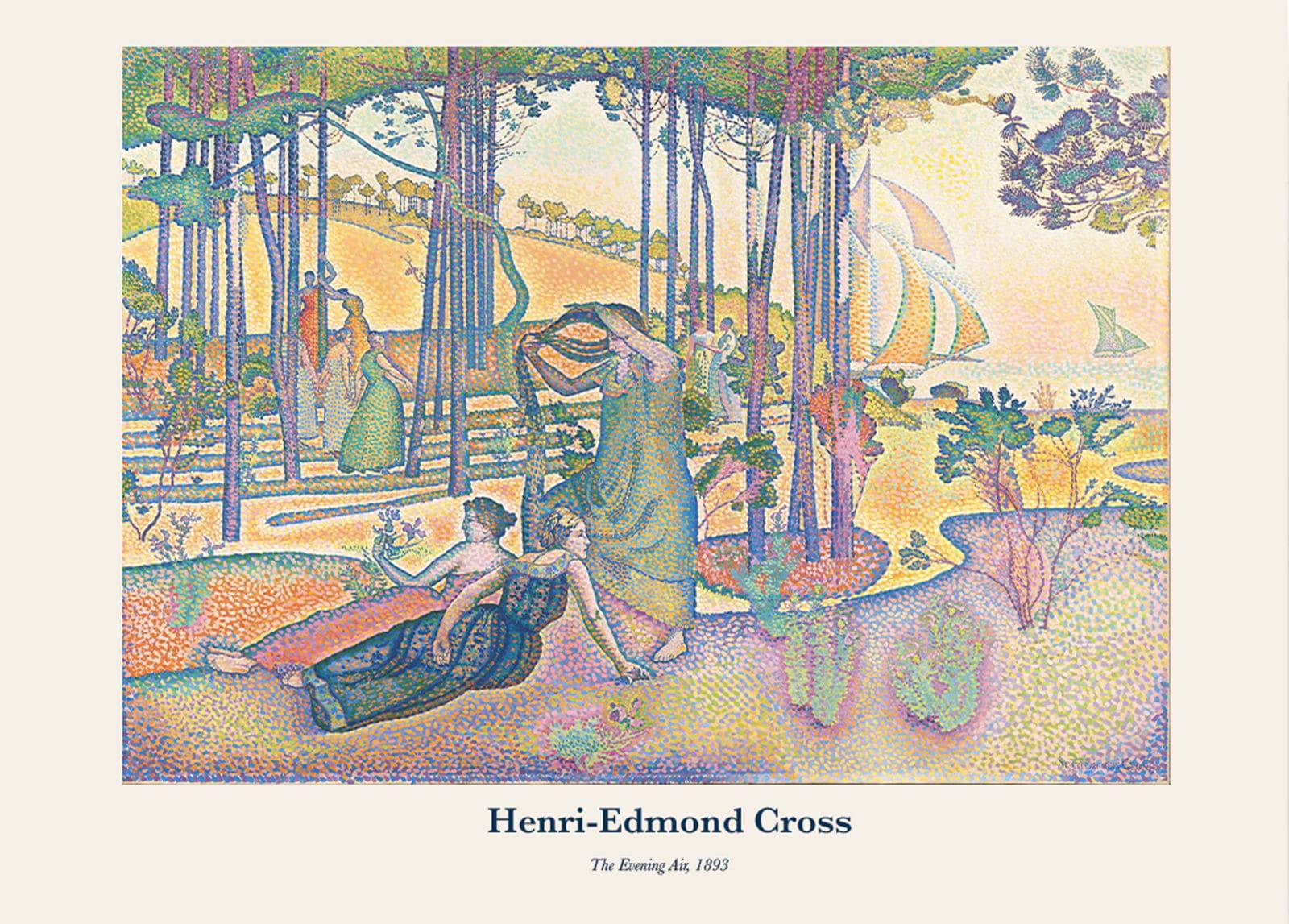 "Henri-Edmond Cross - The Evening Air Poster"