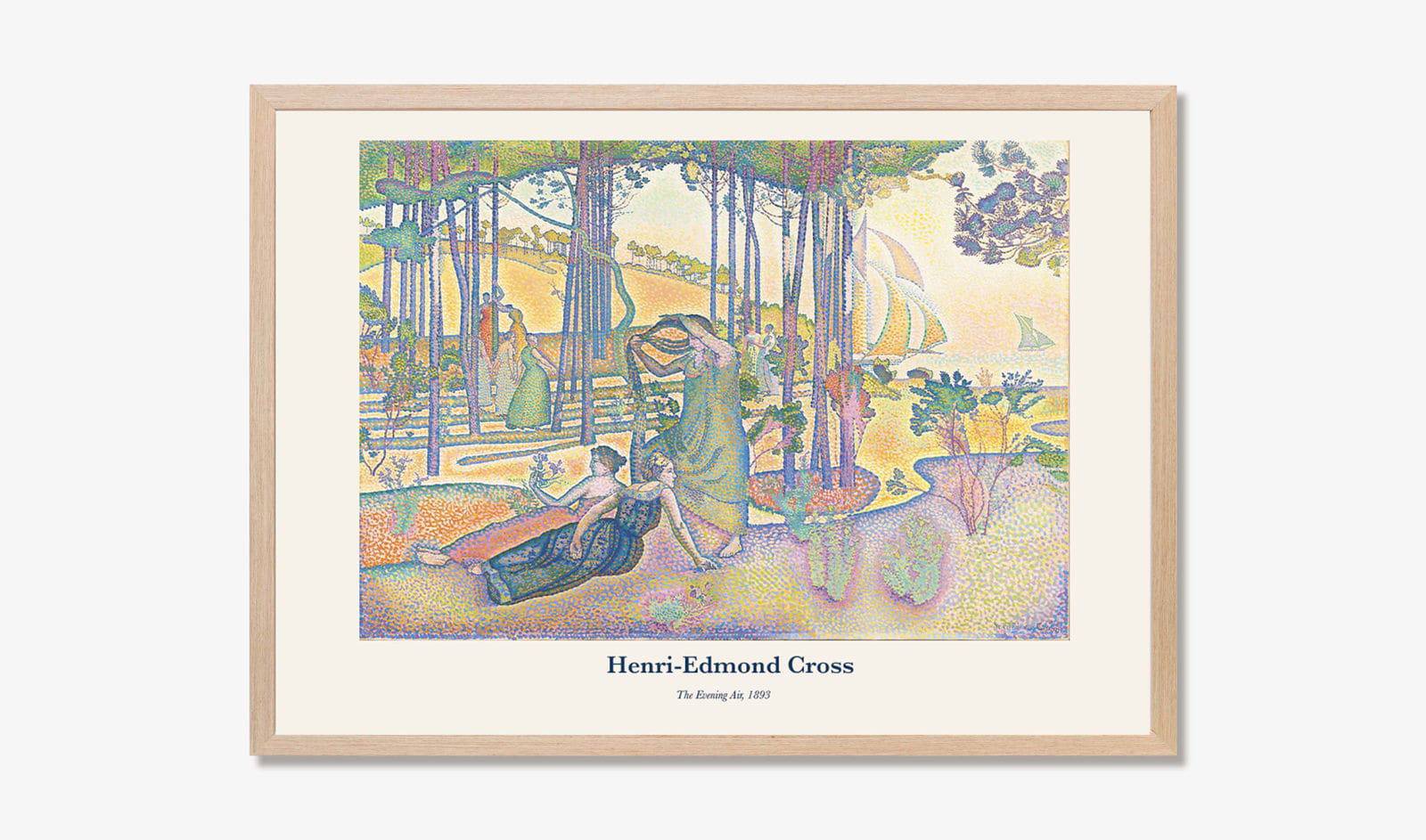 "Henri-Edmond Cross - The Evening Air Poster"