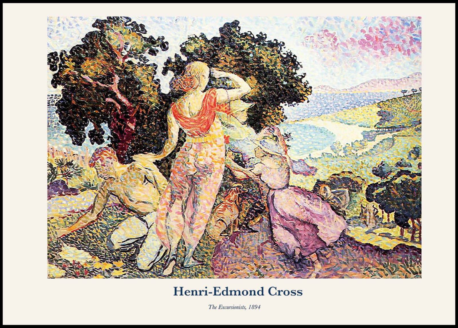 "Henri-Edmond Cross - The Excursionists Poster"