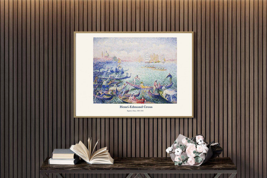 "Henri-Edmond Cross - Regatta in Venice Poster"
