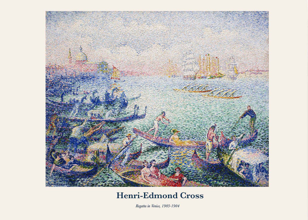 "Henri-Edmond Cross - Regatta in Venice Poster"