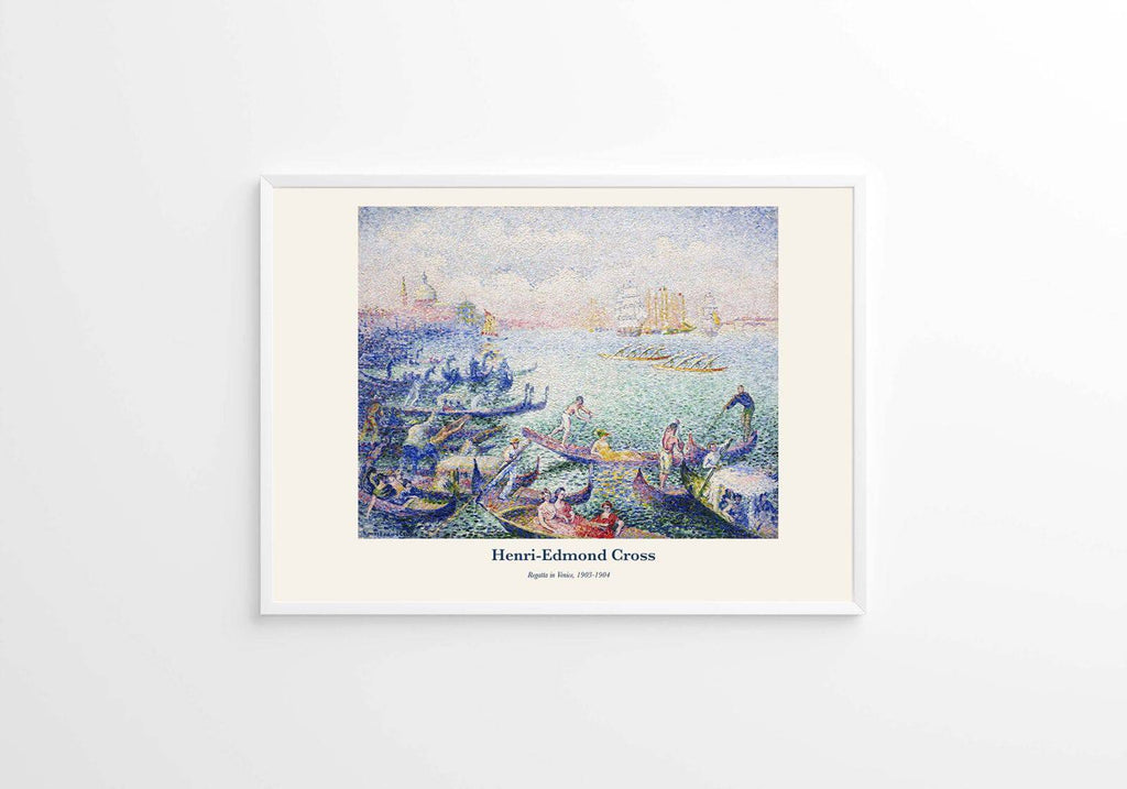 "Henri-Edmond Cross - Regatta in Venice Poster"
